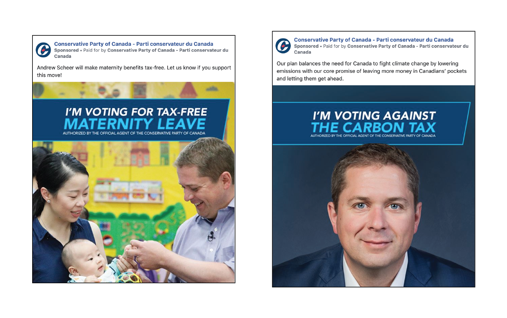 Conservative Party Facebook Ads
