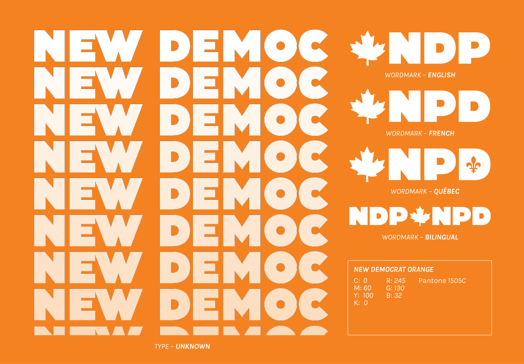 New Democratic Party Visual Identity