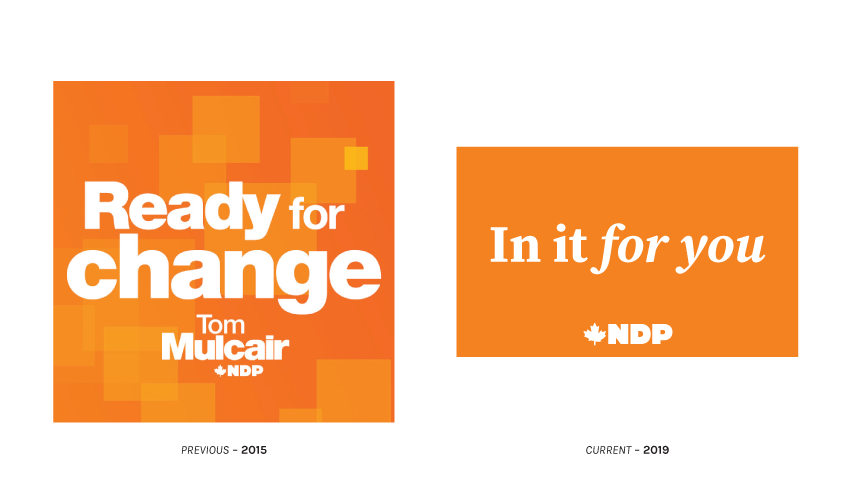 New Democratic Party Visual Identity