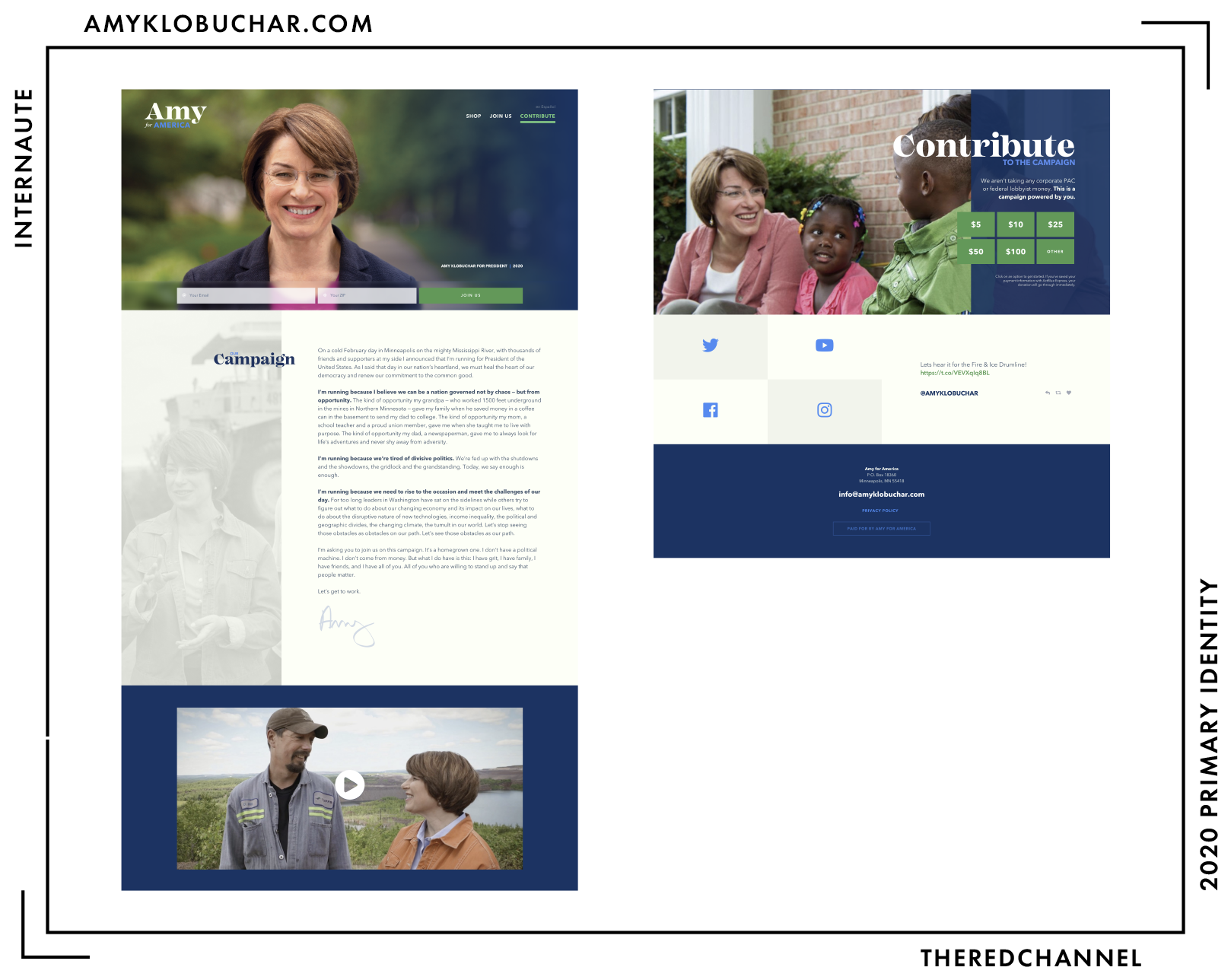 Klobuchar 2020 Website