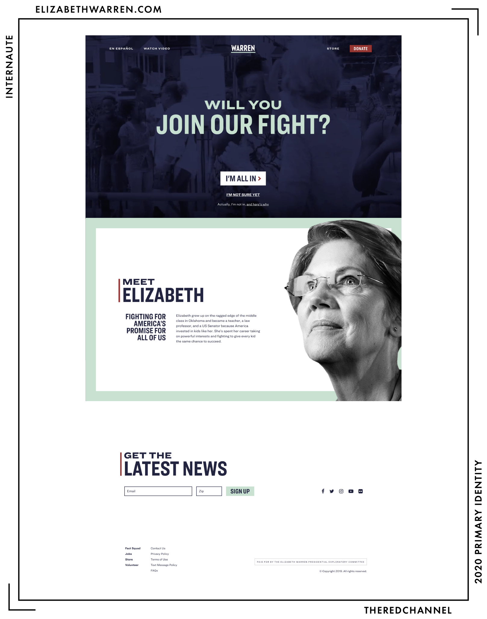 Warren 2020 Website